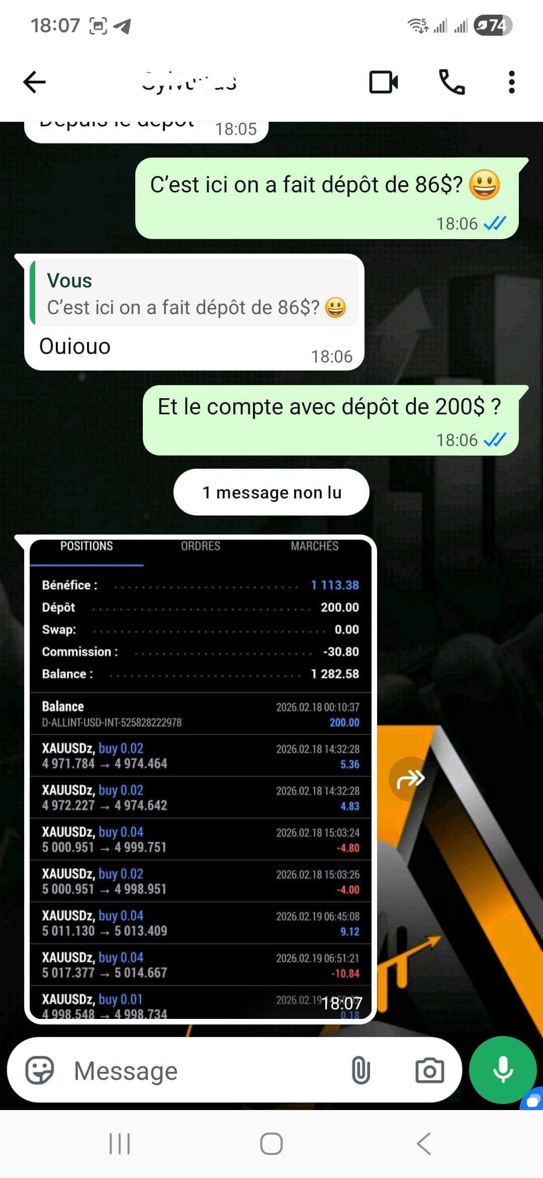 Témoignage client