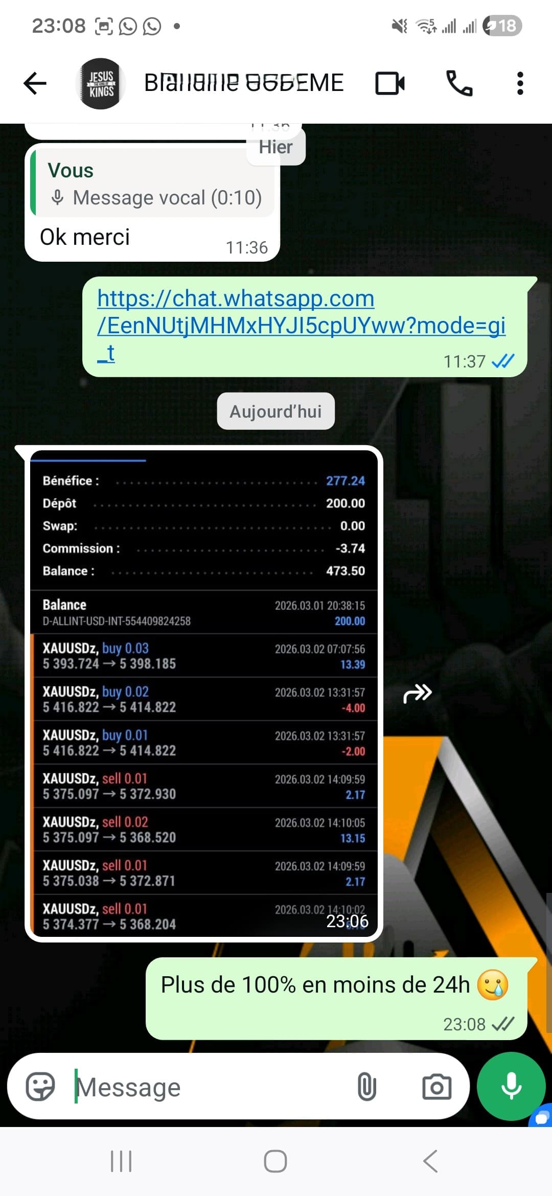 Témoignage client